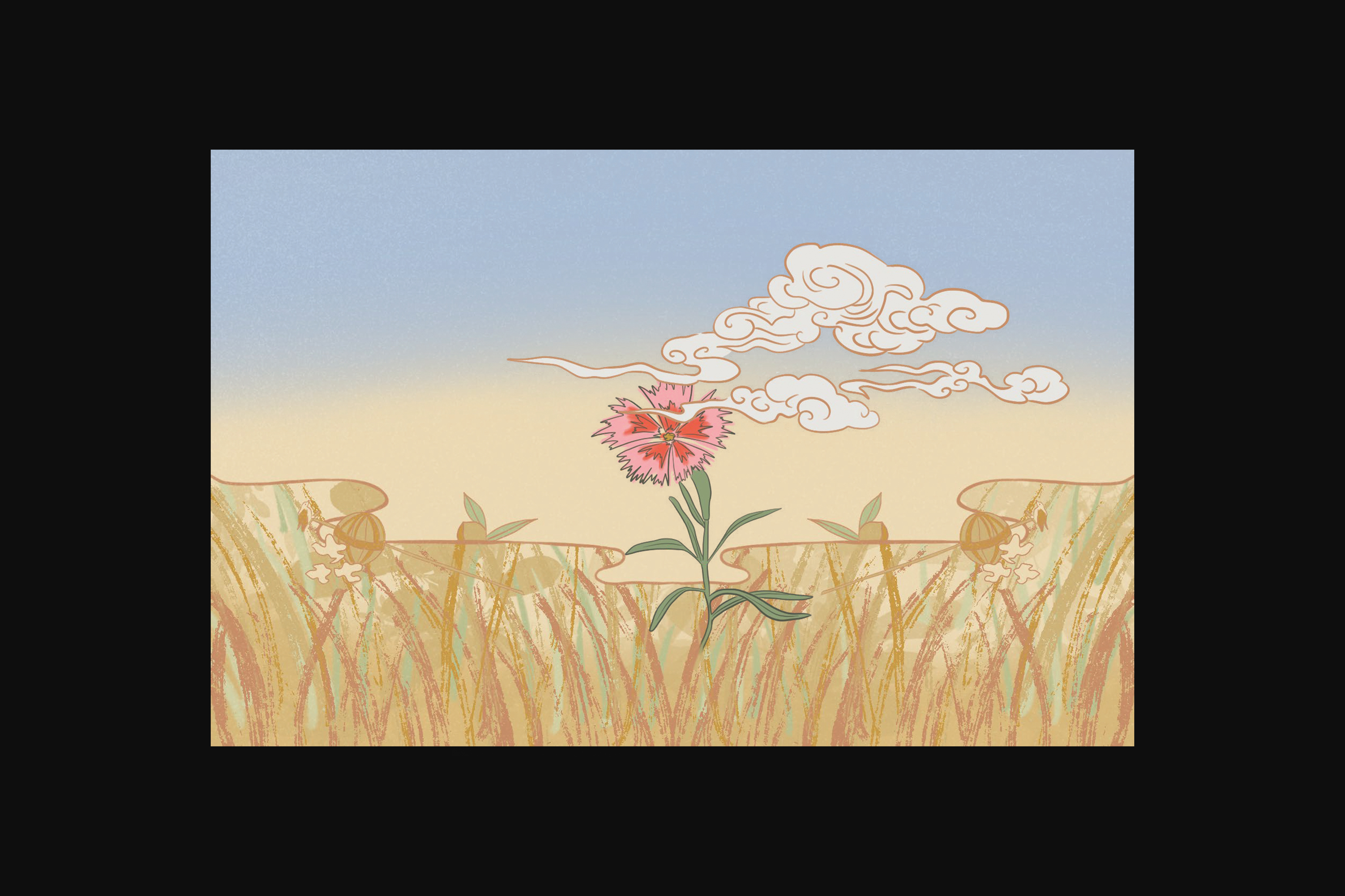 A Flor e o Peixe - Main visual