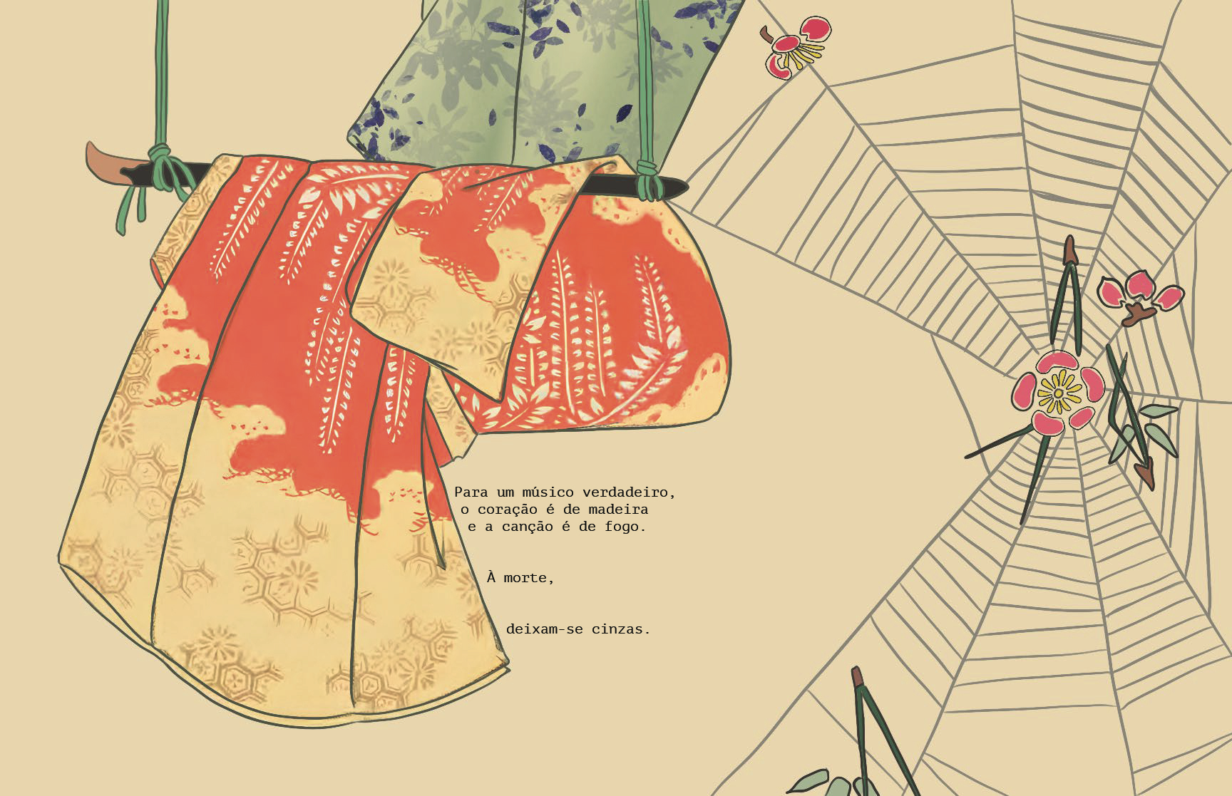 A Flor e o Peixe - Shadow puppetry illustration 2