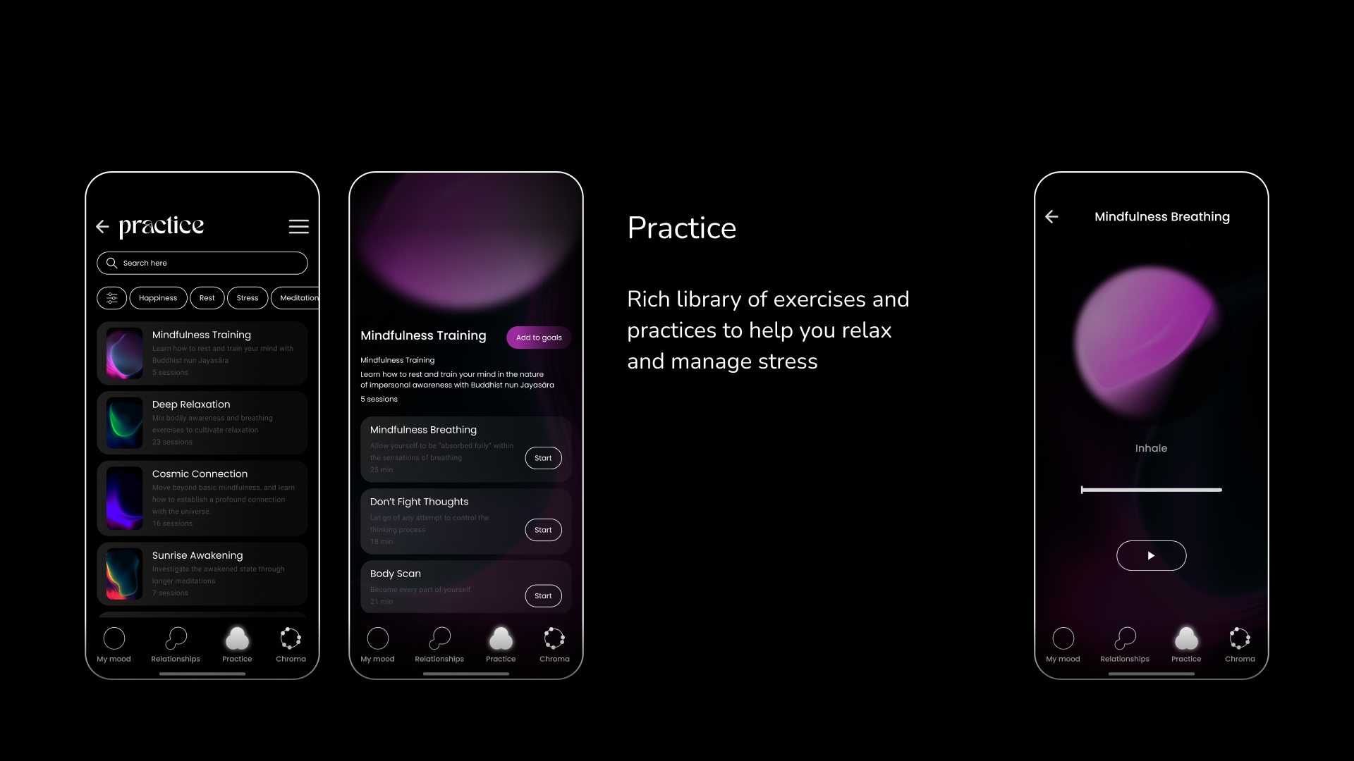 Mooma UX/UI design process