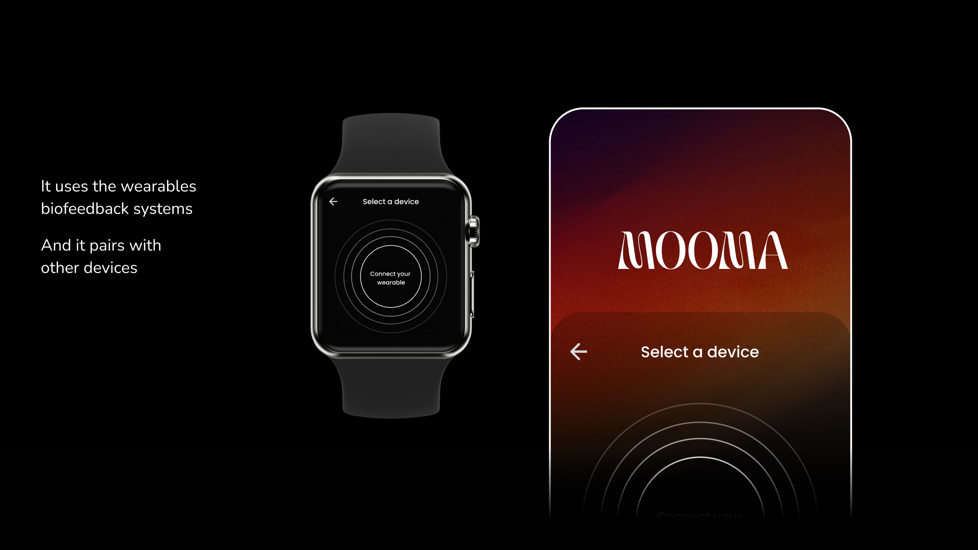 Mooma UX/UI design process